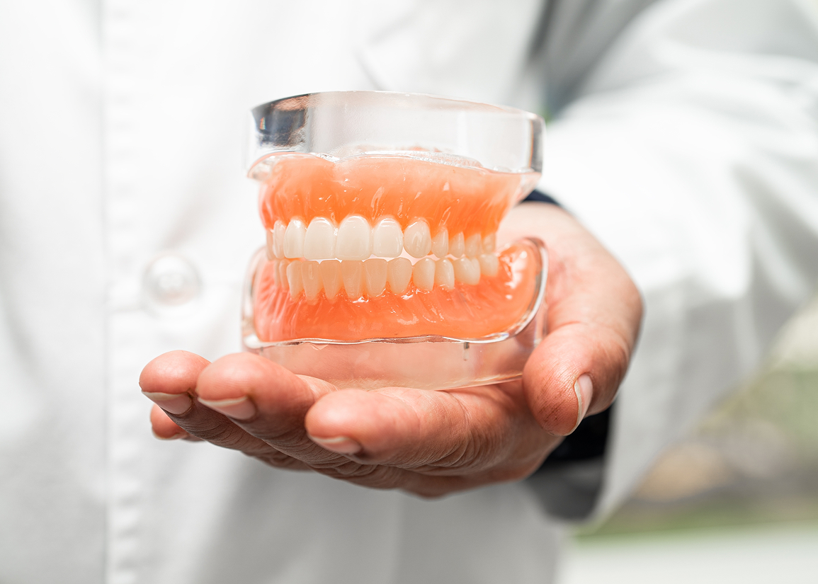 Comfortable dentures at FLOSS Dental - Delray